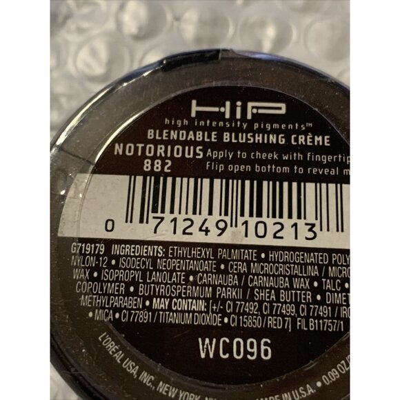 L'Oreal HIP Blendable Blushing Creme - 882 Notorious new sealed last one - Picture 7 of 7